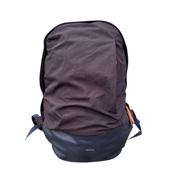 Bellroy Black and Brown Minimalist Backpack
